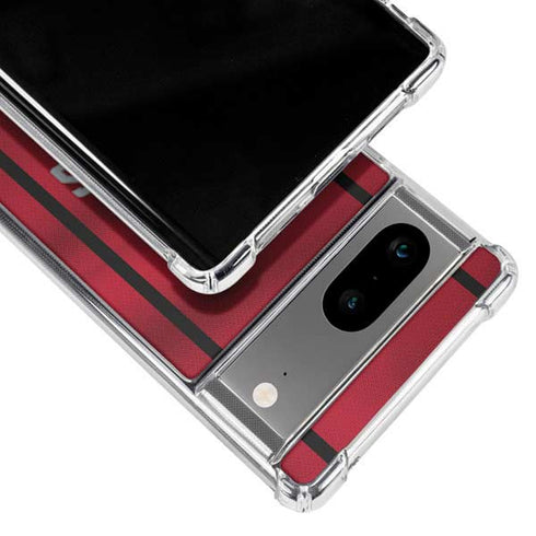 NBA Houston Rockets Jersey Google Pixel 8 Clear Case